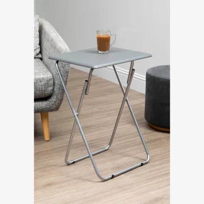 The Range Bernie Folding Table With Grey Top - Green
