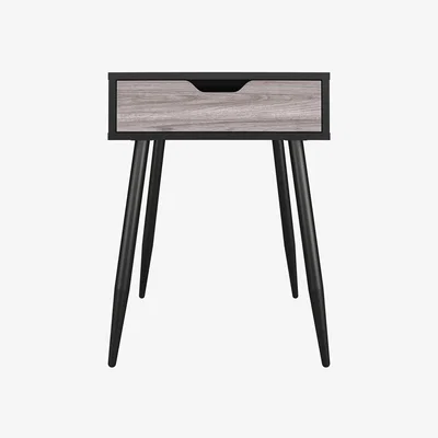 The Range Copley End Table Black Oak - Black Oak