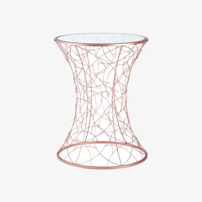 The Range Lexa Concave Table - Gold