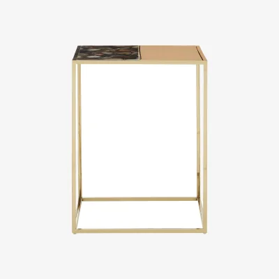 The Range Vita Agate Square Table - Multicolour
