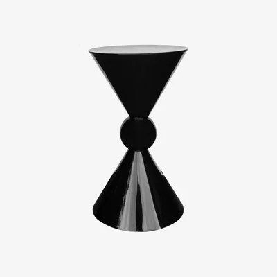 Rockett St George Memphis Cone Black Side Table