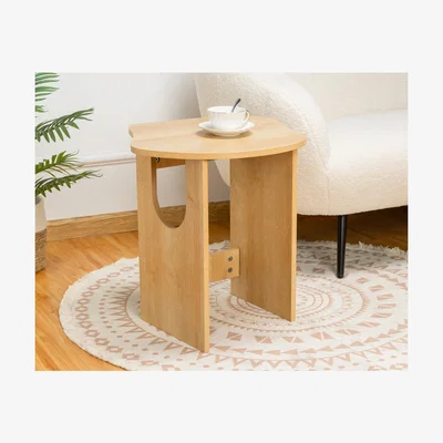 The Range Abstract Side Table - Natural