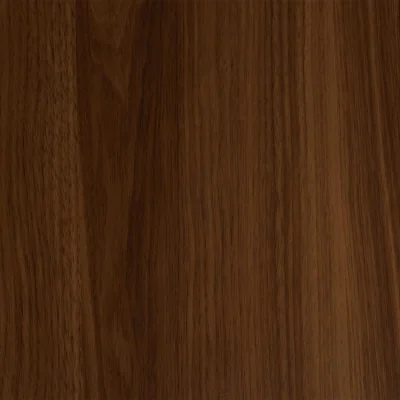 The Range Marble Effect Round Side Table - Dark Wood