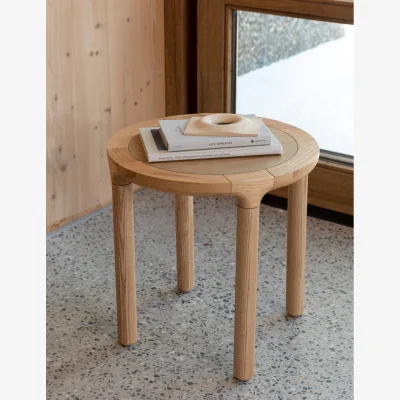 Rose & Grey Toffee Side Table Natural