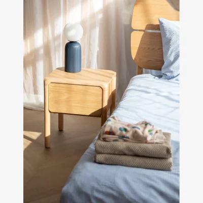 Rose & Grey Toffee Side Table Natural