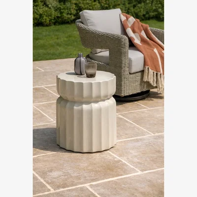 Rose & Grey Lido Cream Side Table