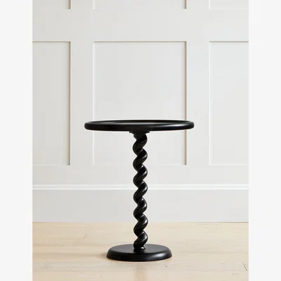 Rose & Grey Black Twister Side Table