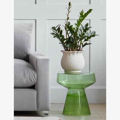 Rose & Grey HKliving Melissa Green Glass Side Table