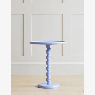 Rose & Grey Light Blue Twister Side Table