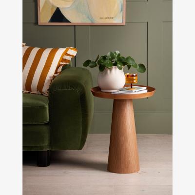 Rose & Grey Wooden Tapered Side Table