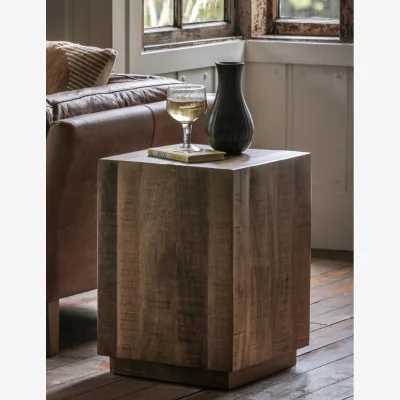 Rose & Grey Freya Wooden Side Table - Natural