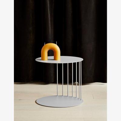 Rose & Grey Cara Dove Grey Steel Side Table