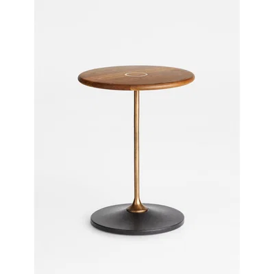 Soho Home Burford Medium Side Table, Fumed Oak