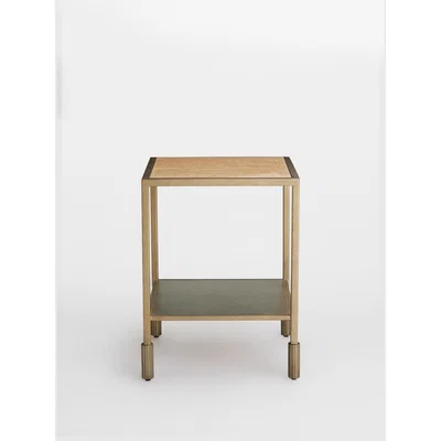 Soho Home Portnall Side Table, Travertine