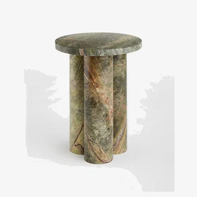 Soho Home Tisbury Side Table, Verde Bosque Marble