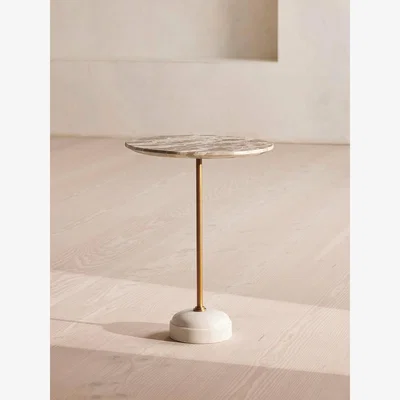 Soho Home Fleet Side Table, Medium, Kapri Marble