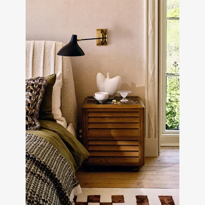 Soho Home Lucia Bedside Table, Michelangelo Marble