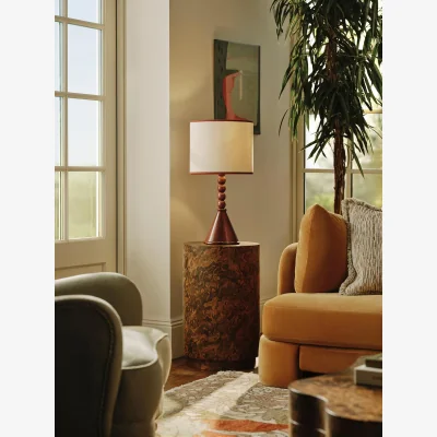 Soho Home Sloane Side Table, Abstract Burl