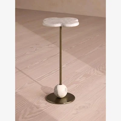 Soho Home Vito Side Table, Tall, Arabescato