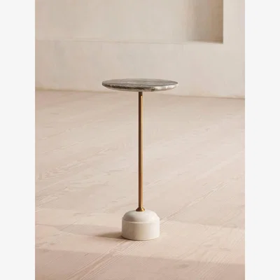 Soho Home Fleet Side Table, Small, Terra Bianca Marble