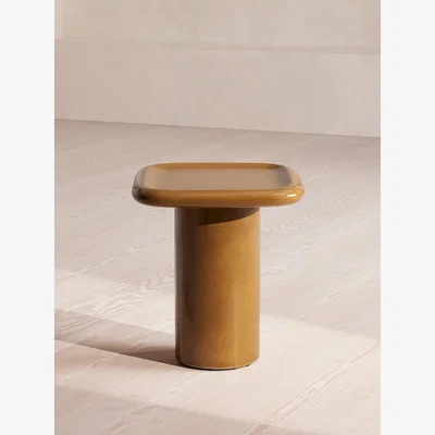 Soho Home Selby Side Table, Ochre
