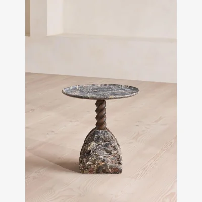 Soho Home Dakota Side Table, Jurassic Black