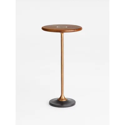 Soho Home Burford Small Side Table, Fumed Oak