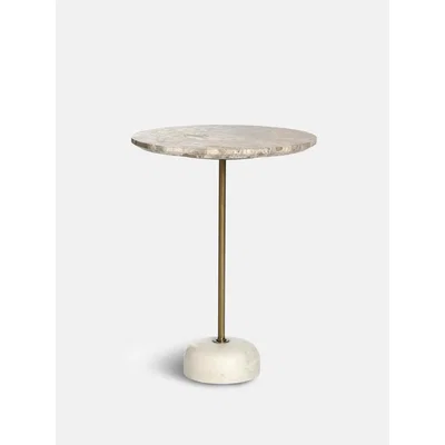 Soho Home Fleet Side Table, Medium/Mid Height, Kapri Marble