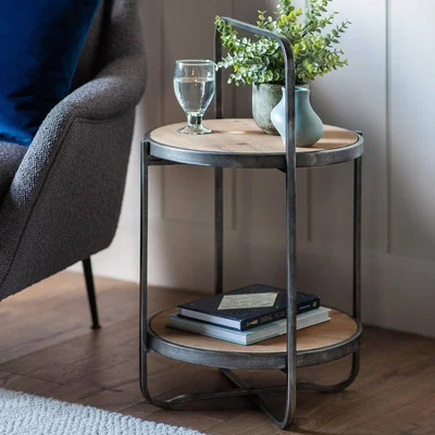 Sazy Dunley Side Table, Natural