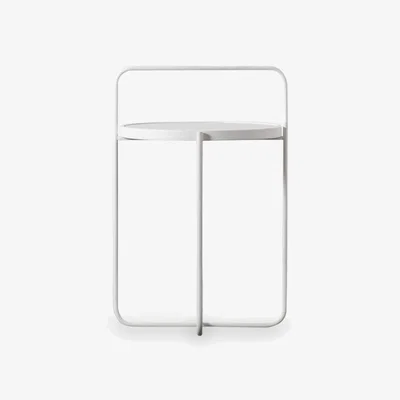 Sazy Fawley Side Table, White