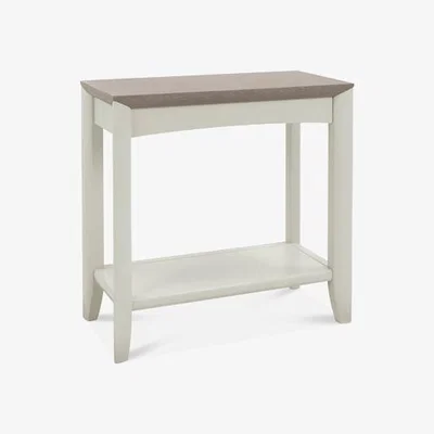 Teddy Beau Bentley Bergen Grey Washed Oak & Soft Grey Rectangular Side Table