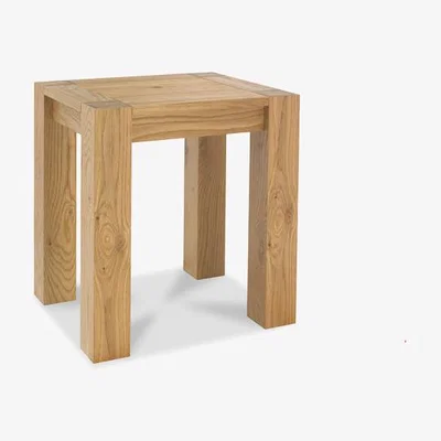 Teddy Beau Bentley Turin Oak Square Lamp Table