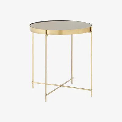 Teddy Beau Teddy's Collection Axel Brushed Bronze Side Table / Small