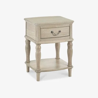 Teddy Beau Bentley Bordeaux Chalk Oak Lamp Table