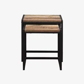 Teddy Beau Birlea Urban Nest Of Tables Rustic