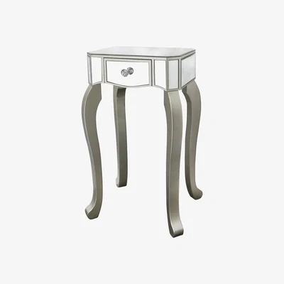 Teddy Beau Deco Home Sierra 1 Drawer Mirror Telephone Table