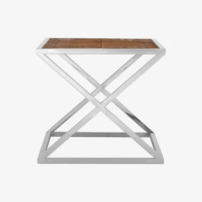 Teddy Beau Teddy's Collection Hector Distressed Natural Side Table