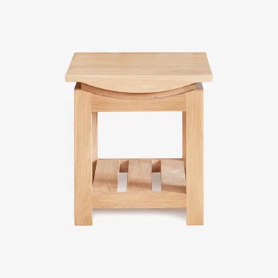 Teddy Beau Baumhaus Roscoe Contemporary Oak Side Table