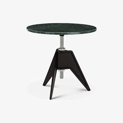 Tom Dixon Tom Dixon - Screw Side Table Green Marble Top 600mm