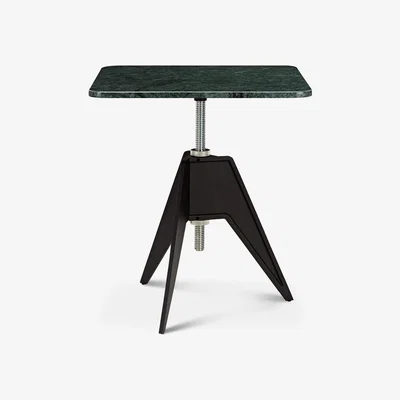 Tom Dixon Tom Dixon - Screw Cafe Table Green Marble Top 650mm