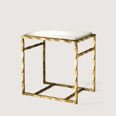 Tobias Oliver Porta Romana | Giacometti Side Table | Versailles Gold