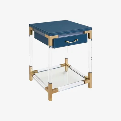 Tobias Oliver Jonathan Adler I Jacques 2 Tier Table With Drawer
