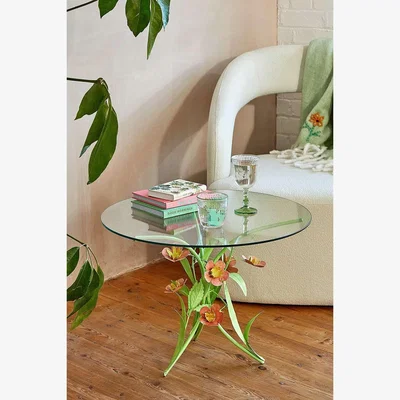 Urban Outfitters Posy Drinks Table - Pink ALL at Urban Outfitters