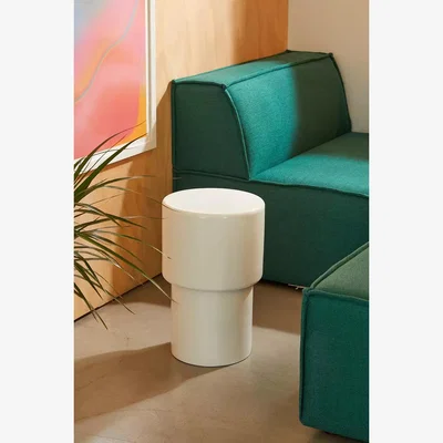 Urban Outfitters White Silas Side Table - White ALL at Urban Outfitters
