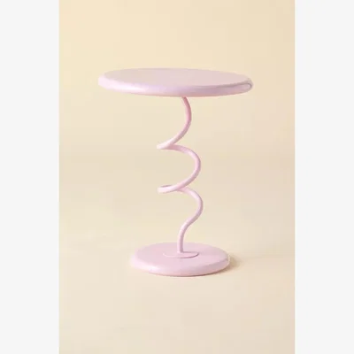 Urban Outfitters Helix Side Table - Lilac 40cm x 40cm x 51cm at Urban Outfitters