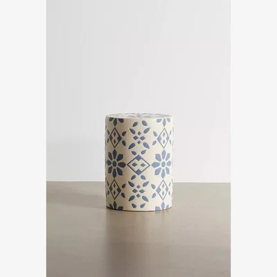 Urban Outfitters Urban Outfitters Tiled Side Table - White Dia 36.2cm x H: 43.8cm