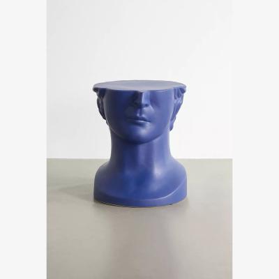 Urban Outfitters Urban Outfitters Bust Side Table - Blue D: 35.9cm x H: 46.1cm