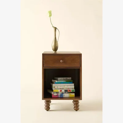 Urban Outfitters Clara Nightstand - Brown L: 43 x W: 46 x H: 62 cm at Urban Outfitters