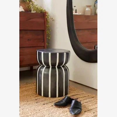Urban Outfitters Batna Ceramic Side Table - Black ALL at Urban Outfitters