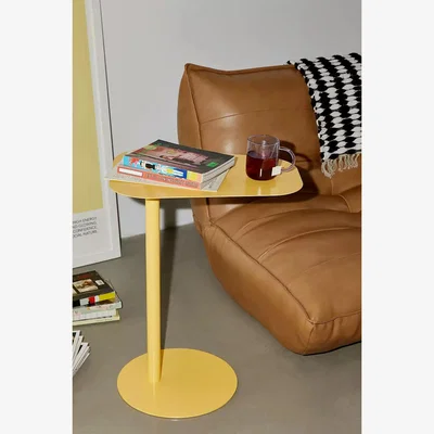 Urban Outfitters C-Side Table - Yellow L: 50cm x W: 38.1cm x H: 65cm at Urban Outfitters